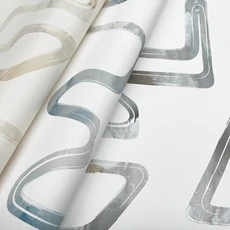 Kép 2/8 - York Absztrakt mintás modern bézs vlies tapéta Abstract Aura Caramel Cream 68,58 cm X 8,22 m