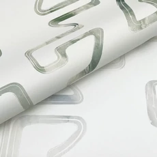 Kép 7/7 - York Absztrakt mintás modern zöld-szürke vlies tapéta Abstract Aura Green/Grey 68,58 cm X 8,22 m