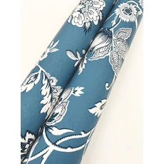 Kép 4/6 - York Virágindás klasszikus kék vlies tapéta Sutton Blue 68,58 cm X 8,22 m