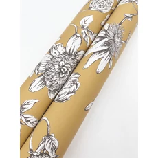 Kép 4/6 - York Egzotikus viráginda sárga vlies tapéta Passion Flower Toile Harvest 68,58 cm X 8,22 m