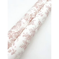 Kép 4/6 - York Romantikus virágmintás rózsaszín-fehér vlies tapéta Anemone Toile Blush 52 cm X 10 m