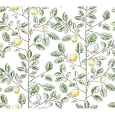 Kép 1/6 - York Monokróm citromfás zöld vlies tapéta Limoncello Toile Green 68,58 cm X 8,22 m
