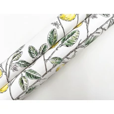 Kép 4/6 - York Monokróm citromfás zöld vlies tapéta Limoncello Toile Green 68,58 cm X 8,22 m