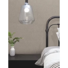 Kép 2/5 - York Szövethatású texturált gyöngyházas szürke vinyl tapéta Purl One High Performance Vinyl Graphite 66 cm X 9 m