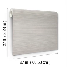Kép 4/5 - York Szövethatású szürkésbarna vinyl tapéta Allineate High Performance Vinyl Driftwood 68,58 cm X 8.22 m