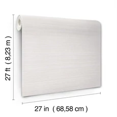 Kép 4/5 - York Szövethatású világosszürke vinyl tapéta Allineate High Performance Vinyl Greystone 68,58 cm X 8.22 m