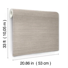 Kép 4/5 - York Szövethatású barna vinyl tapéta Allineate High Performance Vinyl Haze 68,58 cm X 8.22 m