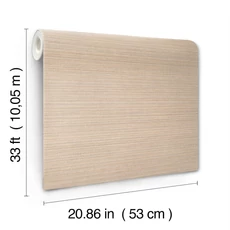 Kép 4/5 - York Szövethatású barna vinyl tapéta Allineate High Performance Vinyl Parchment 68,58 cm X 8.22 m