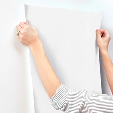 Kép 5/5 - York Texturált bordázott fényes fehér vinyl tapéta Camden High Performance Vinyl Glacier 68,58 cm X 8,22 m