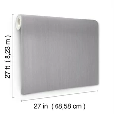 Kép 4/5 - York Texturált bordázott fényes sötétszürke vinyl tapéta Camden High Performance Vinyl Greige 68,58 cm X 8,22 m
