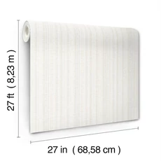 Kép 4/5 - York Modern vonalrajzos fehér vinyl tapéta Stratford High Performance Vinyl Snow 68,58 cm X 8,22 m