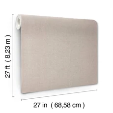 Kép 4/5 - York Szövethatású barna vinyl tapéta Hardy Linen High Performance Vinyl Studio Clay 68,58 cm X 8,22 m