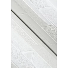 Kép 3/5 - York Texturált modern fehér vinyl tapéta Verge High Performance Vinyl Alabaster 68,58 cm X 8,22 m