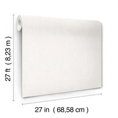 Kép 4/5 - York Texturált modern fehér vinyl tapéta Verge High Performance Vinyl Alabaster 68,58 cm X 8,22 m