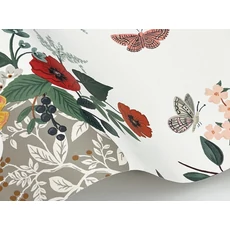 Kép 5/7 - York Virágcsokrok lepkékkel piros vlies tapéta Flower Studies Rose Multi 68,58 cm X 8,22 m