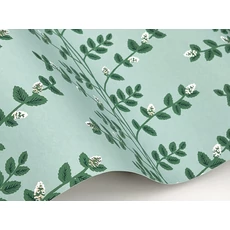 Kép 5/7 - York Kúszó levelek kékeszöld vlies tapéta arany részletekkel Climbing Vine Soft Teal 68,58 cm X 8,22 m