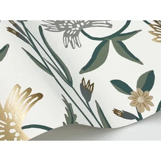 Kép 5/7 - York Vadvirágos bézs-arany vlies tapéta Aster Linen-Gold 68,58 cm X 8,22 m