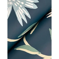 Kép 3/7 - York Vadvirágos sötétkék vlies tapéta Aster Navy 68,58 cm X 8,22 m