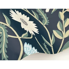Kép 5/7 - York Vadvirágos sötétkék vlies tapéta Aster Navy 68,58 cm X 8,22 m