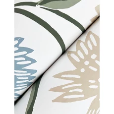 Kép 3/7 - York Vadvirágos fehér-zöld vlies tapéta Aster White 68,58 cm X 8,22 m