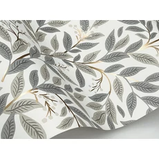 Kép 5/7 - York Modern levélmintás bézs vlies tapéta Willowberry Linen & White 52 cm X 10 m