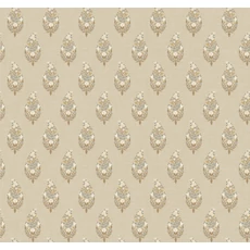 Kép 1/7 - York Virágos kasmír mintás bézs vlies tapéta Paisley Linen 68,58 cm X 8,22 m