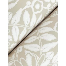 Kép 3/7 - York Ananászos damaszk mintás bézs vlies tapéta Pineapple Damask Linen 68,58 cm X 8,22 m