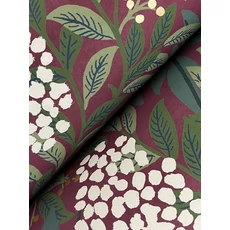 Kép 3/7 - York Virágmintás bordó vlies tapéta Highgrove tapéta Burgundy 68,58 cm X 8,22 m