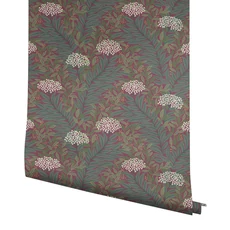 Kép 4/7 - York Virágmintás bordó vlies tapéta Highgrove tapéta Burgundy 68,58 cm X 8,22 m