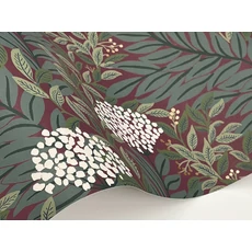 Kép 5/7 - York Virágmintás bordó vlies tapéta Highgrove tapéta Burgundy 68,58 cm X 8,22 m