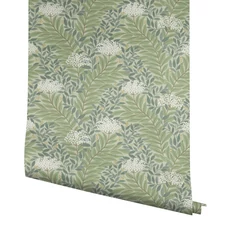 Kép 4/7 - York Virágmintás zöld vlies tapéta Highgrove tapéta Sage 68,58 cm X 8,22 m