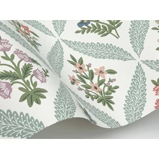 Kép 5/7 - York Vintage virágos rácsos színes vlies tapéta Estee Garden Pastel Multi 68,58 cm X 8,22 m