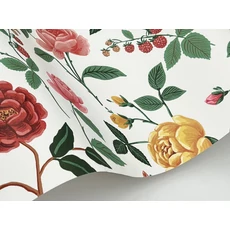 Kép 5/7 - York Rózsa mintás rózsaszín-sárga vlies tapéta Roses White-Blush 68,58 cm X 8,22 m