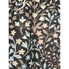 Kép 3/5 - York Vadvirágos fekete vlies tapéta Garden Terrace Black/Neutral 68,58 cm X 8,23 m