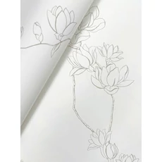 Kép 3/5 - York Magnóliák sziluettje bézs-fehér vlies tapéta Magnolia Branches Beige 68,58 cm X 8,22 m