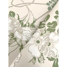 Kép 3/5 - York Virágmintás zöld-bézs vlies tapéta Gwendolyn Ecru/Green 52 cm X 10 m