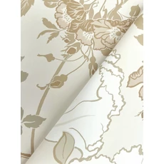 Kép 3/5 - York Virágmintás natúr színösszeállítású vlies tapéta Gwendolyn Neutral/Coral 52 cm X 10 m