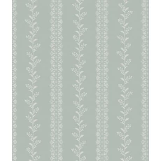 Kép 1/5 - York Csíkos virágos szürkészöld vlies tapéta Everleigh Sage 52 cm X 10 m