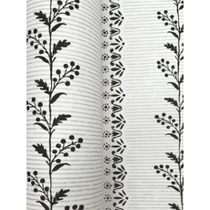 Kép 3/5 - York Csíkos virágos fekete-fehér vlies tapéta Everleigh White/Black 52 cm X 10 m