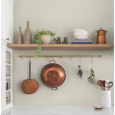 Kép 2/5 - York Apró mintás romantikus szürke vlies tapéta Charm Gray 52 cm X 10 m