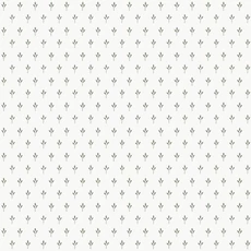 Kép 1/5 - York Apró mintás romantikus zöld-fehér vlies tapéta Charm Green On White 52 cm X 10 m