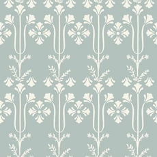 Kép 1/5 - York Koloniál stílusú kék vlies tapéta Lydia Blue 52 cm X 10 m