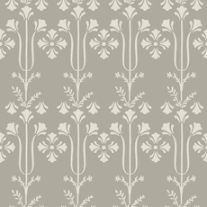 Kép 1/5 - York Koloniál stílusú barna vlies tapéta Lydia Taupe 52 cm X 10 m