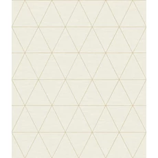 Kép 1/5 - York Geometrikus modern bézs vlies tapéta Ridge Whitewash 52 cm X 10 m