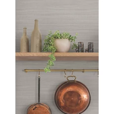 Kép 2/5 - York Kopott hatású szürke vlies tapéta Washed Linen Gravel 52 cm X 10 m