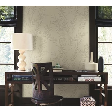 Kép 3/6 - York Bézs bambuszos vlies tapéta Allerton Bamboo Linen 68,58 cm X 8,22 m