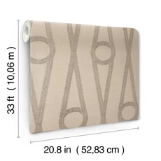 Kép 4/5 - York Elegáns arany színű vlies tapéta metál fénnyel Henlein Gold 52,83 cm X 10 m