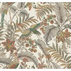 Kép 1/5 - York Virágos színes vlies tapéta darumadarakkal Heronwood Sedona 68,58 cm X 8,22 m