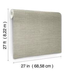 Kép 4/6 - York Nádhatású barna vlies tapéta Iringa Putty 68,58 cm X 8,22 m