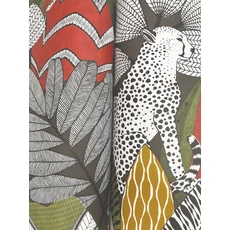 Kép 5/5 - York Egzotikus színes vlies tapéta jaguárral Namiri Black 68,58 cm X 8,22 m